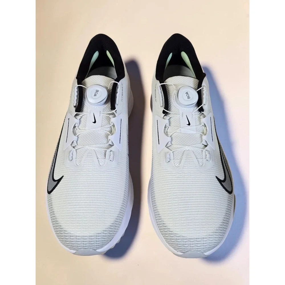 Nike Air Zoom Infinity Tour BOA 2 Wide Men's 10.5 White Green FN6730-100 New
